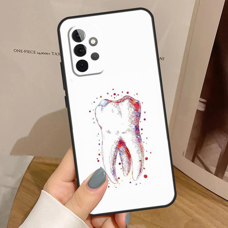 Dental Definitions Tooth Case For Samsung Galaxy A56 A36 A16 A06 A13 A33 A53 A52 A32 A12 A54 A34 A14 A35 A55 A17 A15