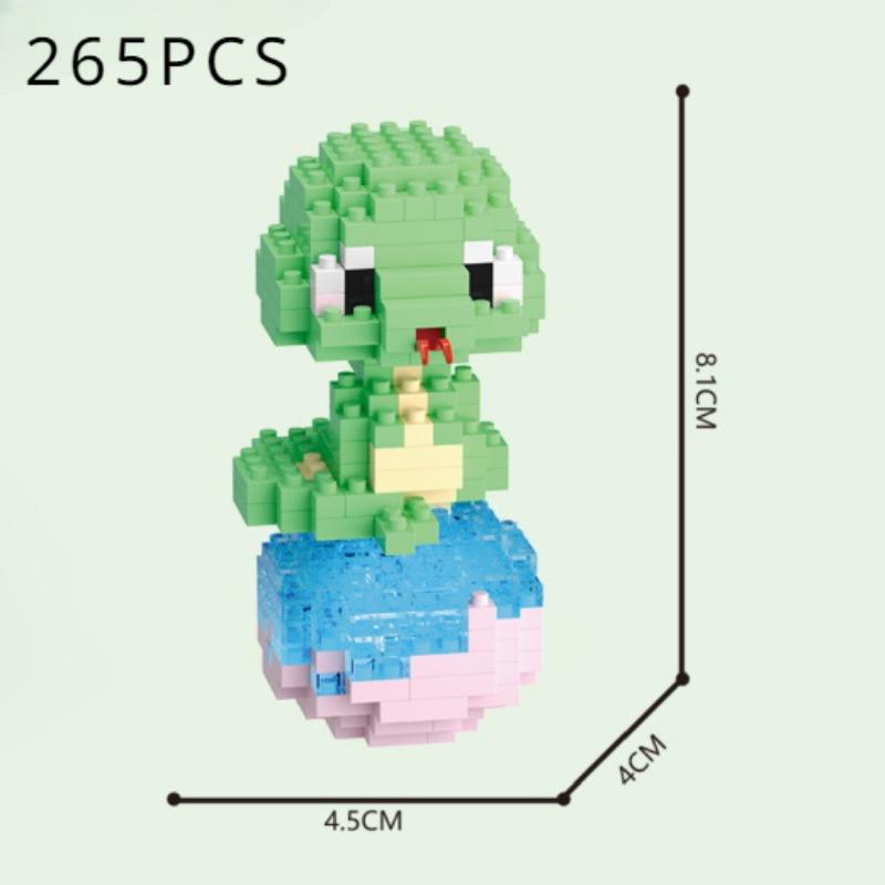 Mid -granular Puzzle Assembly Building Block Toy Chinese Zodiac Signs