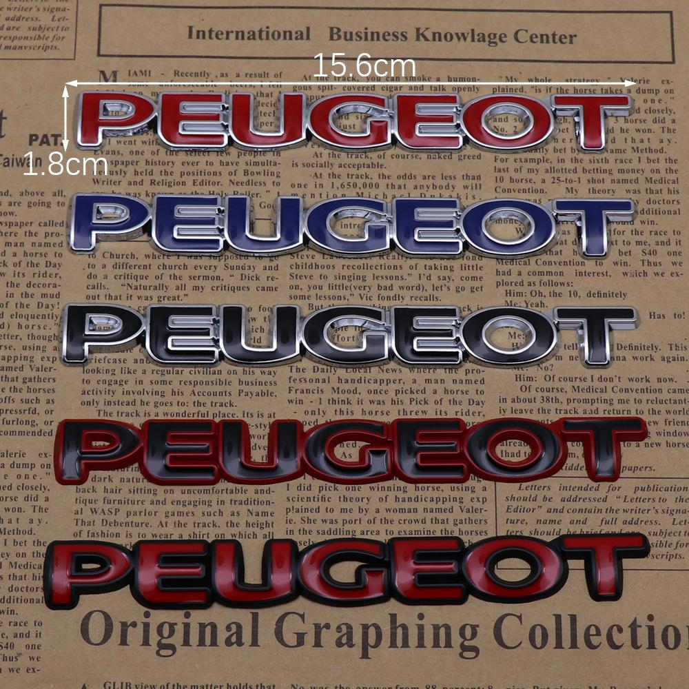 Автомобильные задние наклейки-эмблемы на багажник Аксессуары Для Peugeot 206 307 308 207 3008 208 508 2008 5008 301 406 408 4008 Rifter RCZ Citroen