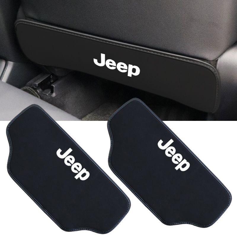 1PCS New Car Seat Back Cover Protector Prevent Dirt Leather Cover For Jeep Renegade Compass Grand Cherokee Wrangler jk Gladiator AKM1
