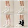 Lace Mid Calf Stacking Socks Y2K Girl Leg Cover New Girls Lolita Lace Sock Cover  Girls