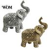 Feng Shui Ornaments Elephant Figurine, Luck Charm Sculpture, Versatile Indoor Outdoor Decor for Entryway Interior Ornament Car Tabletop Living