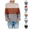Womens Off The Shoulder Sweater Casual Knitted Loose Long Sleeve Pullover