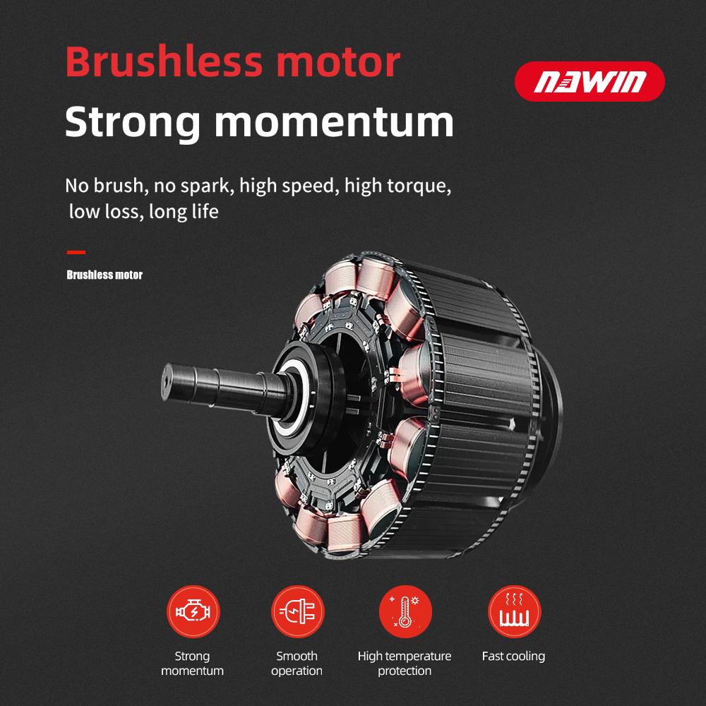 1/2 дюйма 13 мм промышленная электрическая отвертка ледобур для рыбалки 125 НМ бесщеточная ударная электрическая дрель для бетона