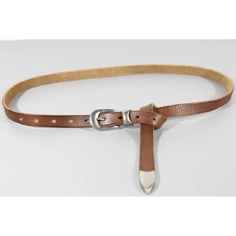 Extended Thin Section Knotted Decorative Ladies Belt All-match Slim Skirt Belt Narrow Soft Genuine Leather Women's Jeans Belt