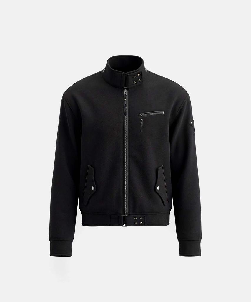 BADBLOOD Viper 41 Wool High-Neck Jacket - Black
