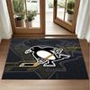 Pittsburgh Penguins Design Crystal Velvet Rug Soft Decorative Mat for Bedroom Entrance