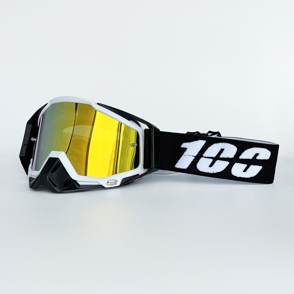 100 Очки для мотокросса Мотоцикл Квадроцикл МТБ Кросс-кантри Катание Спорт MX Очки Мотоциклетный шлем UV400 Велосипедные очки