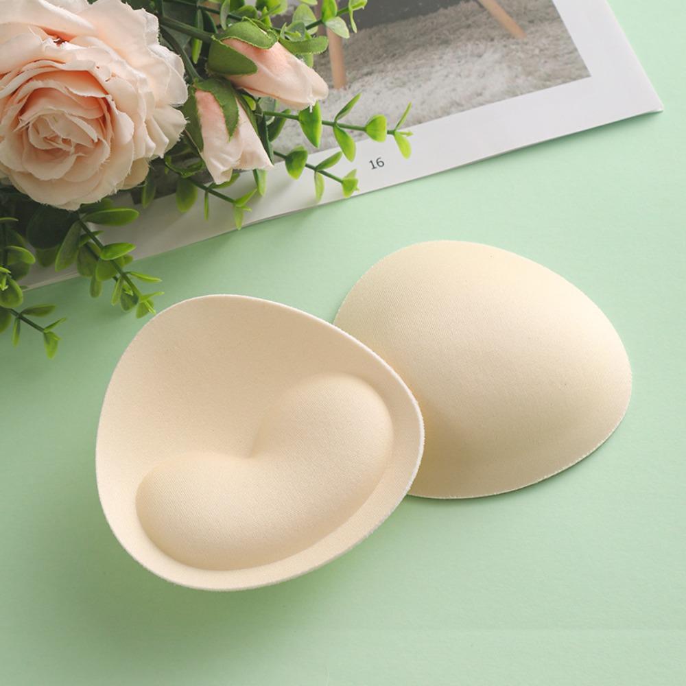 Вставки Чашки Сердце Поролоновая Подкладка Усилитель Грудь Бюстгальтер Более Толстые Нагрудные Подушечки Женские Нагрудные Чашки Вставки Грудь