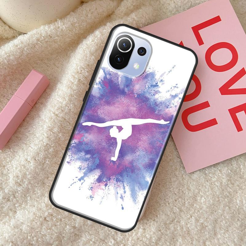 Gymnastics Oil Painting For POCO F3 F1 M3 M4 X3 Pro GT X4 Pro Phone Case For Xiaomi Mi 11 Lite 12 11T Pro Cover