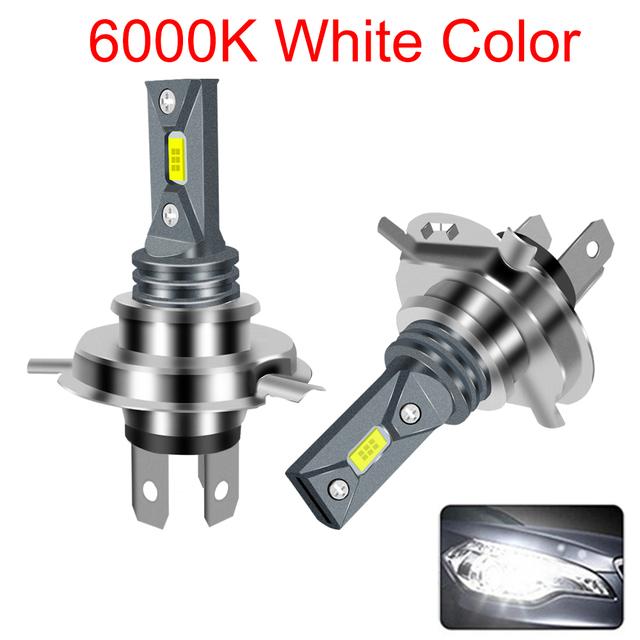 2Pcs H7 Led Car Headlight Bulb H4 H16 H8 H9 H1 H3 Auto Led Fog Light Lamp 9005 9006 Driving Front Light Headlamp High Power 12V