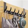 С 5/6/7 крючками над дверным крючком Съемная вешалка для одежды Новые вешалки для полотенец Ванная комната