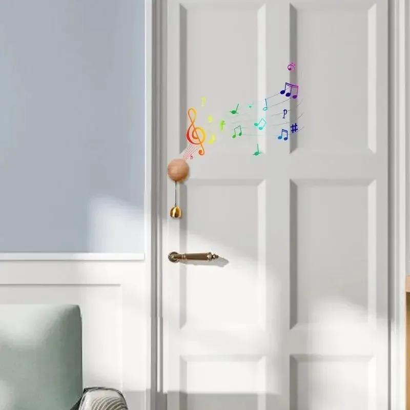 Magnetic Wood Doorbell Chime - Wood Wind Chime, Shopkeepers Door Bell, For Door Opening, Business Doorbell, Doorbell Ornament