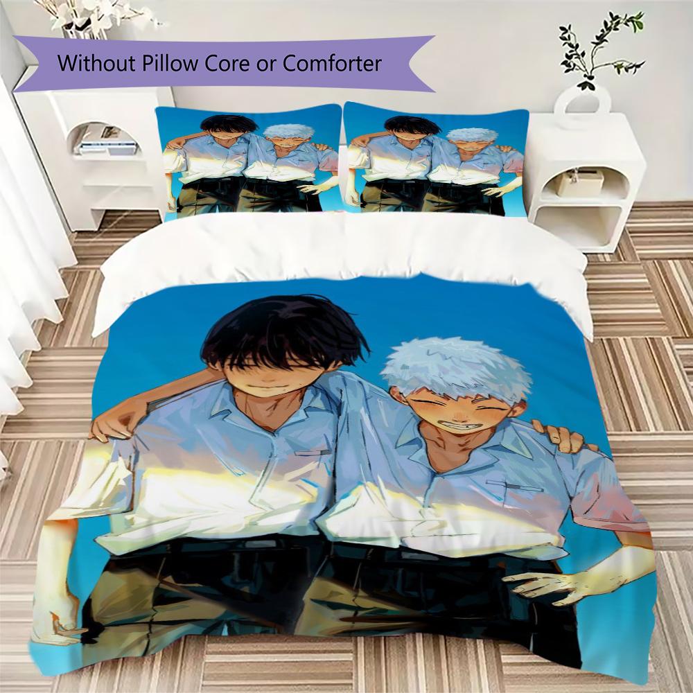 The Summer Hikaru Died Pattern Bedding uilt Set uilt Cover Pillowcase Home Decoration Birthday Gift (1 * duvet cover + 2 * pillowcase without core)202