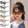 Retro Square Gradient Blush Sunglasses No Makeup Uv400 Protection Anti-Glare Shades Decorative Eyewear For Women & Men