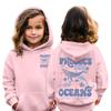 Детские толстовки, свободная спортивная рубашка с капюшоном и принтом, модная спортивная рубашка