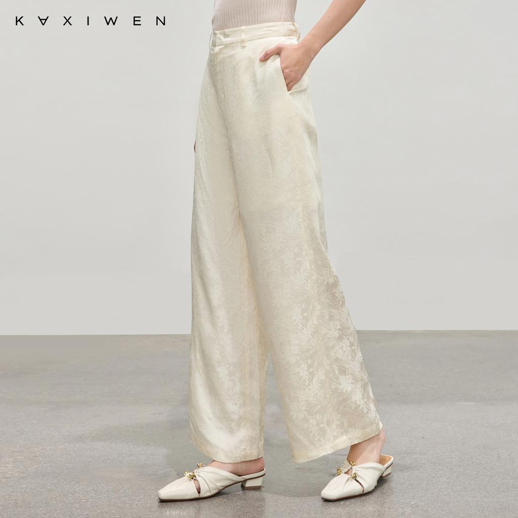 New Chinese style high-end straight leg pants