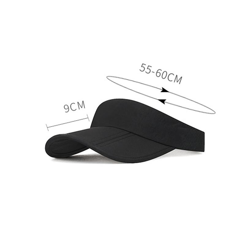 Летняя складная дышащая изогнутая кепка с козырьком, быстросохнущая, без верха