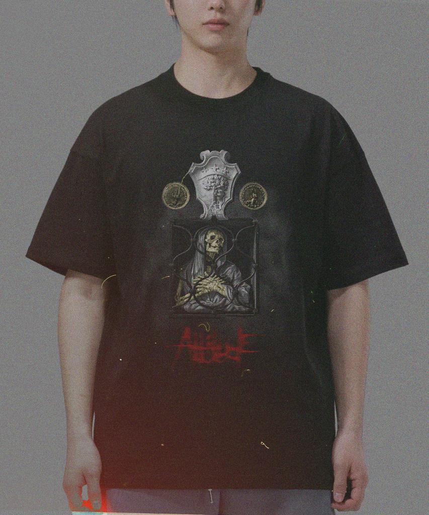 Paensyo Благотворительная футболка с коротким рукавом - Черная