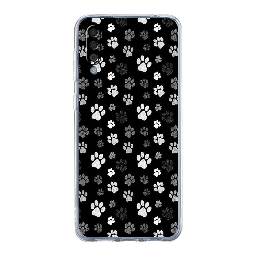 Чехол для телефона Samsung A56 A36 A26 A16 A14 A12 A22 A32 5G A34 A42 A52 A54 A50 A70 A72 A40 A20E A20S A04S A06 Cover Лапка собаки