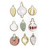 3D Stickers - RICO DESIGN - Classic Christmas Decorations - 9 Pcs - Easy Adhesives - Scrapbooking