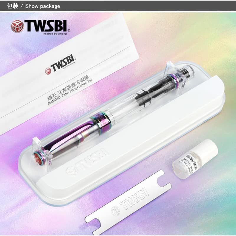 Перьевая ручка TWSBI Twisbee diamond 580 iris Inhalation type TW100761 Extra-fine EF