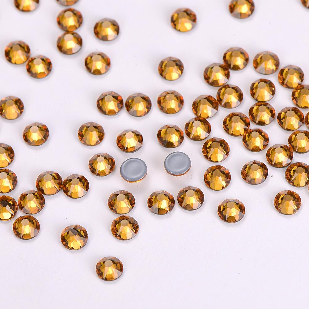 Strass Sewing Fabric Crystal Garment Hotfix Diamond Rhinestone Small Clear Flatback 70 Colors AB 8 Big and 8 Glass