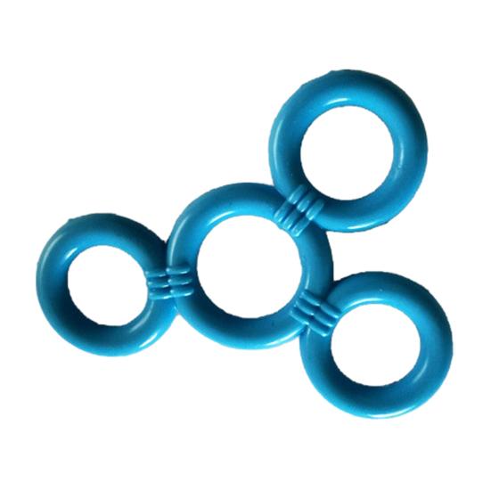 Silicone Cock Scrotum Ring Male Sex Toy Connected 4 Rings Men Ball Spreader Testicle Divider for Lasting Erection Couple