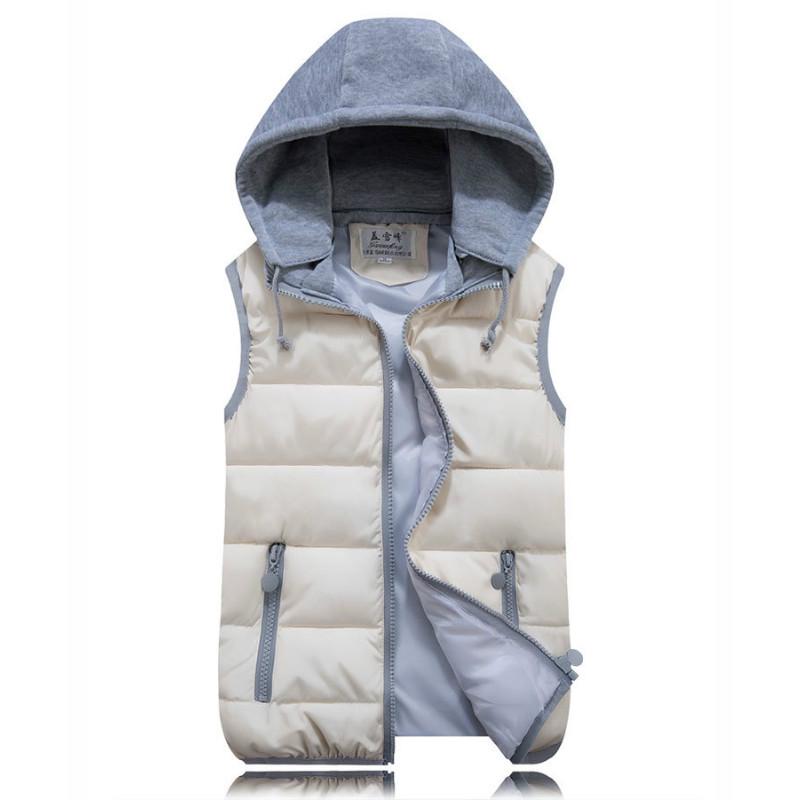 WoMale куртка пуховик хлопок кардиган жилет большой размер с капюшоном модные однотонные хлопковые топы