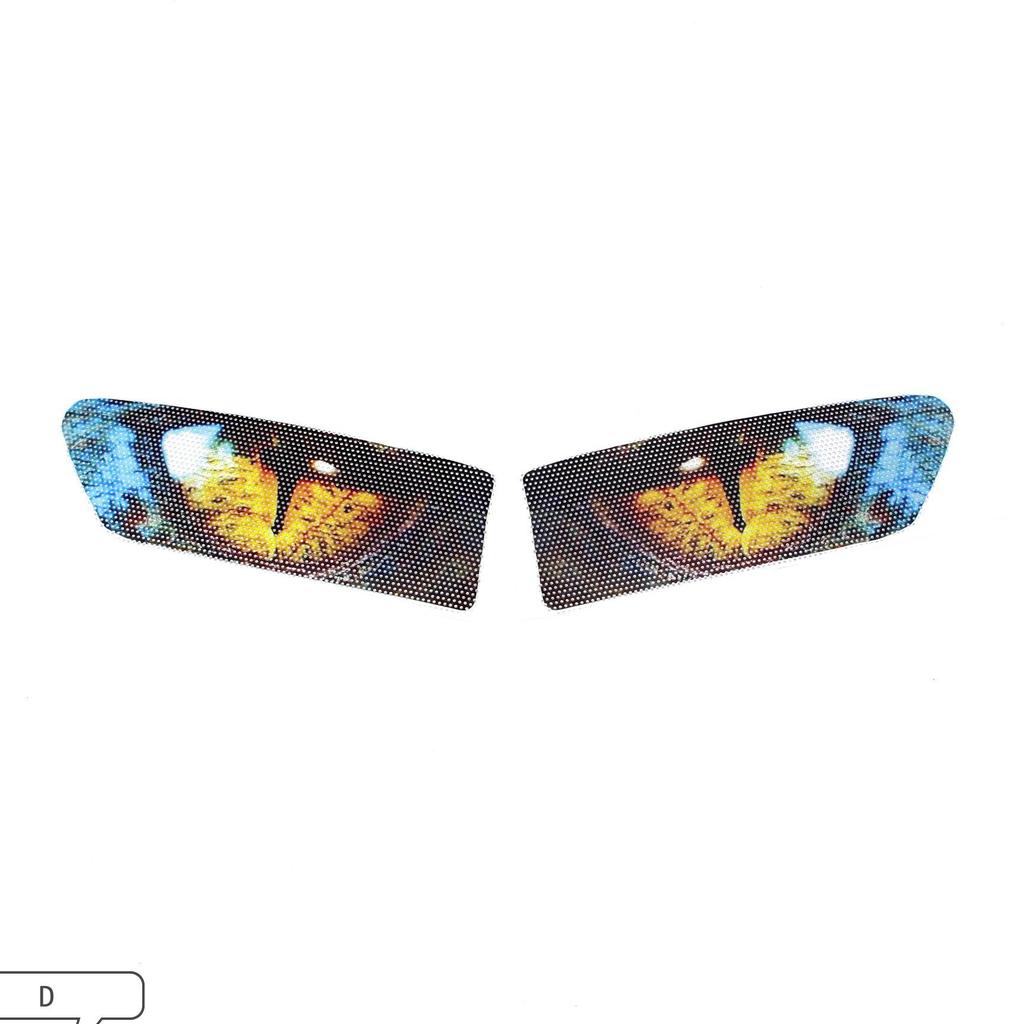 Наклейки на фары CBR600RR: Декоративная пленка Horizon