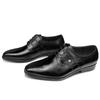 Fashion High Grade Men Derby Formal Leather Shoe Lace Up Brogue Dress Wear Male Wedding Shoe Social Office Genuine Cephalopod Shoes Gift