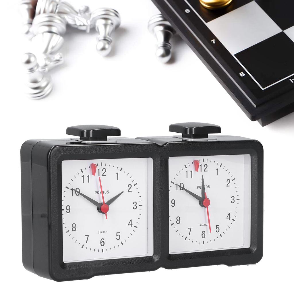 Multifunction Chess Analog Clock Count Up Count Down Timer Mute for Board Game Competition3