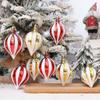 6pcs Mini Painted Christmas Balls Set Cartoon Merry Christmas Tree Decor  Party Favors