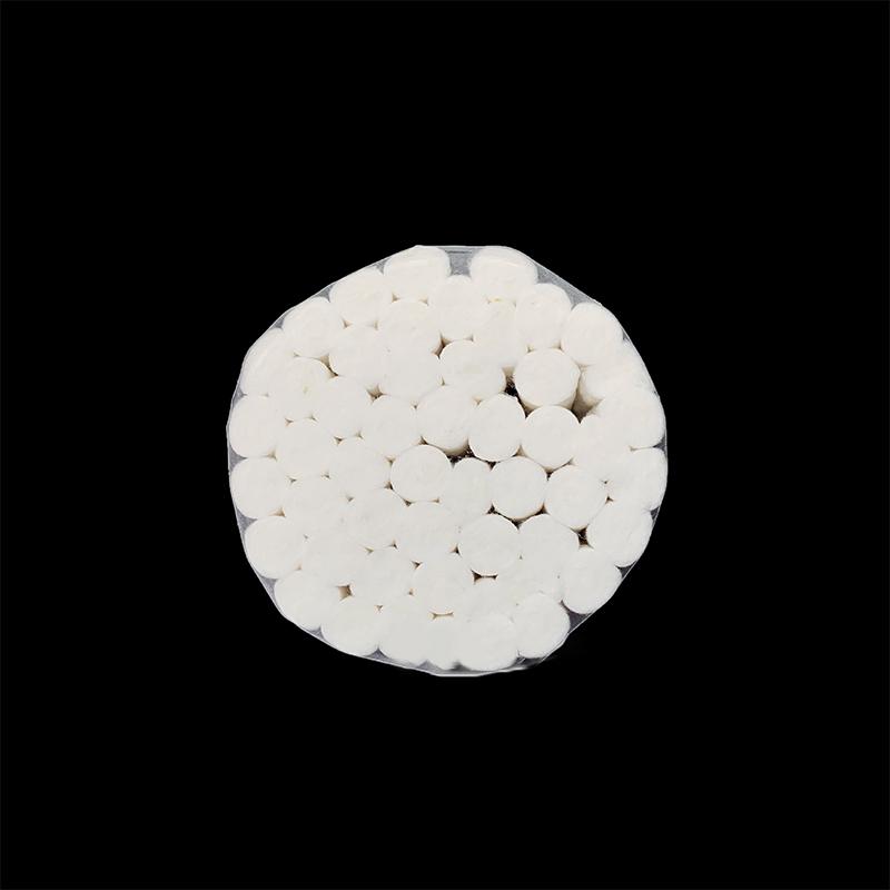 Высокоабсорбирующий стоматологический гемостатический ватный ролик 1,0*3,8 см Стоматологический ватный ролик Абсорбирующий ватный ролик Влагозащищенный ватный ролик