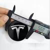 TBQW4 4pcs 56mm Tesla Wheel Center Cap Hub Cover Badge Emblem Sticker Car Accessories For Tesla Model 3 Y 2023 S X Cybertruck Highland