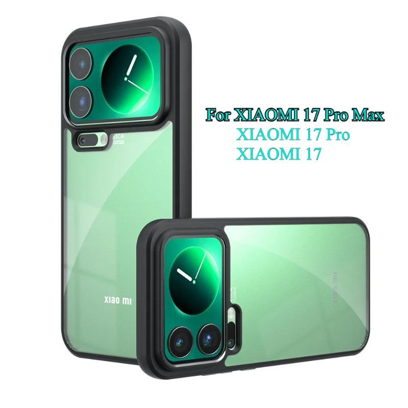 Матовый акриловый ПК+ТПУ Противоударный Прозрачный Чехол для Xiaomi 17 Pro Max Armor Матовая Твердая Задняя Крышка для MI17 17pro max Бампер