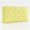 LOUIS VUITTON Zippy wallet Purse M83104 Kussan Smiley Yellow yellow lambskin Women Used
