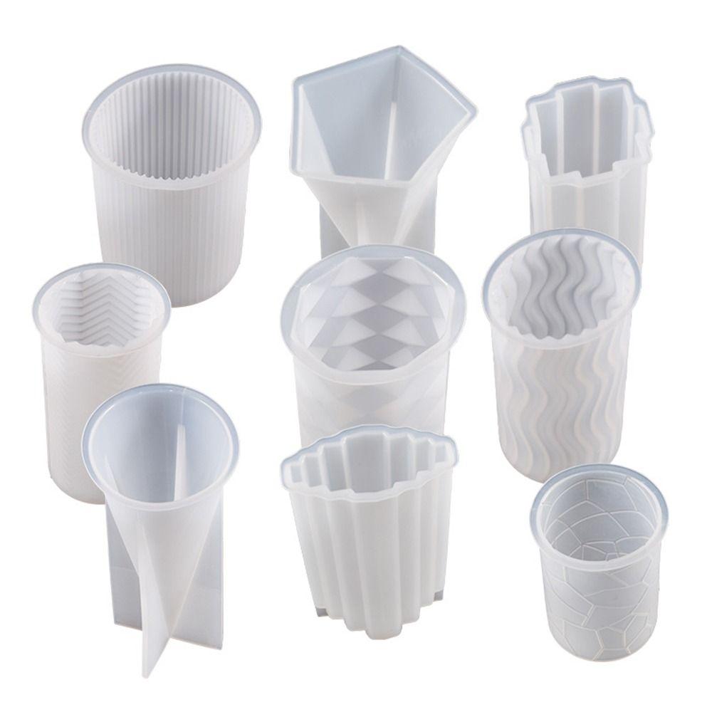 Глиняные инструменты, форма для свечей, силиконовый цилиндр, форма для свечей, формы для торта, смолы, змеиный конус, 3D художественная восковая форма