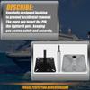 Boat Seat Mount Kit 3/4 Inch Lock In Pin Post Base Plate and Seat Mount with Spring for Most Boats