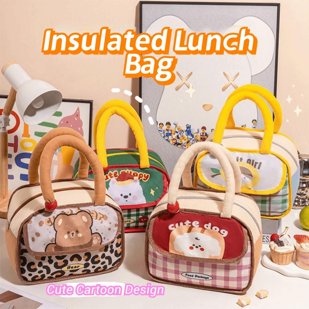 Thickened Lunch Bag Large Capacity Insulated Bag Cute Lunch Box Food Storage