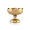 Brass Lotus Diya for Puja Set of 2 - Lotus Flower Diya for Pooja Room , Temple , Mandir, Office, Oil Lamp Diya for Home Decoration