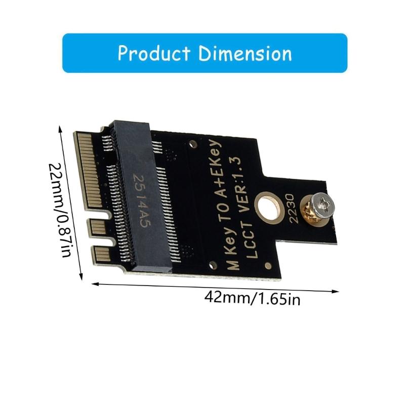 Карта-адаптер M.2 A+E к PCIE для NVMe SSD, Карта расширения хост-контроллера PCIe4.0 Поддерживает NVME SSD 2230