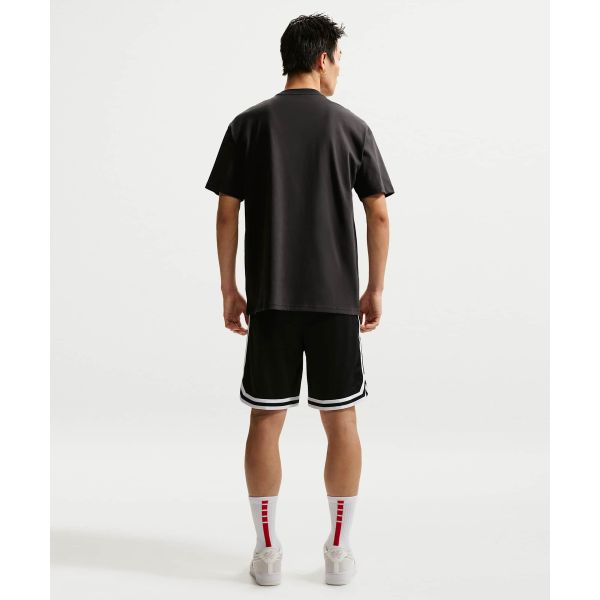 Nike Мужская хлопковая футболка с принтом на тему баскетбола, свободный крой, короткий рукав, топ IH4132-010
