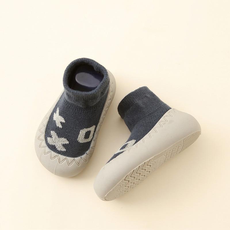 Baby Socks Shoes Infant Cute Cartoon Kids Boy Shoes Soft Rubber Sole Child Floor Sneaker BeBe Booties Toddler Girls First Walker