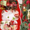 10Pcs Multishape Acrylic Christmas Ornaments Star Clear Circles Discs  Home Party Supplies