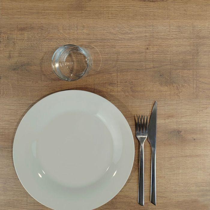 60 X 60 Cm High Table - Rome Model, Light Tannin Wood