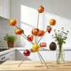 Взрывающаяся фруктовая ваза Искусство Плавающая подставка для фруктов Полная вентиляция на 360 градусов Сохраняет свежесть Металлическая скульптура для украшения кухонного стола