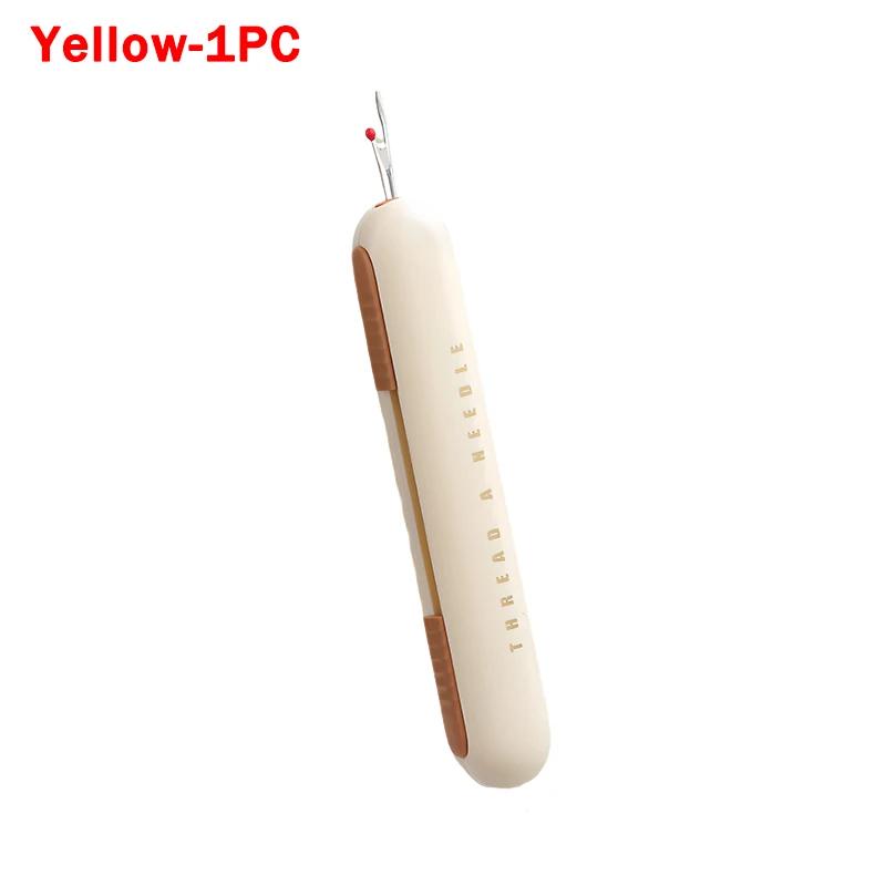 2 In 1 Double Head Needle Threader Remover Household Multifunctional Inserter Handmade Sewing Tools Portable Needle Threader