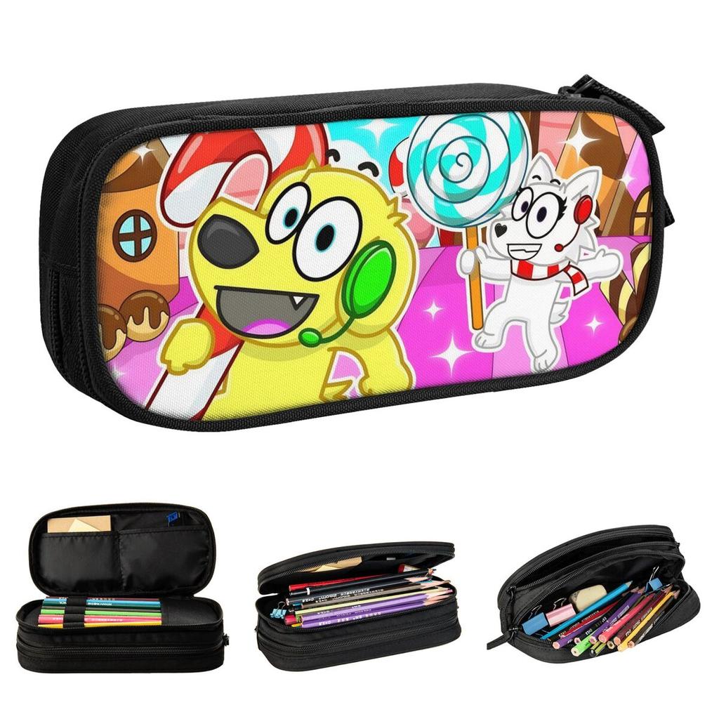 Tylers And Snowis Game Pencil Cases Fashion Pen Bag for Student Large Storage Students School Zipper Pencilcases
