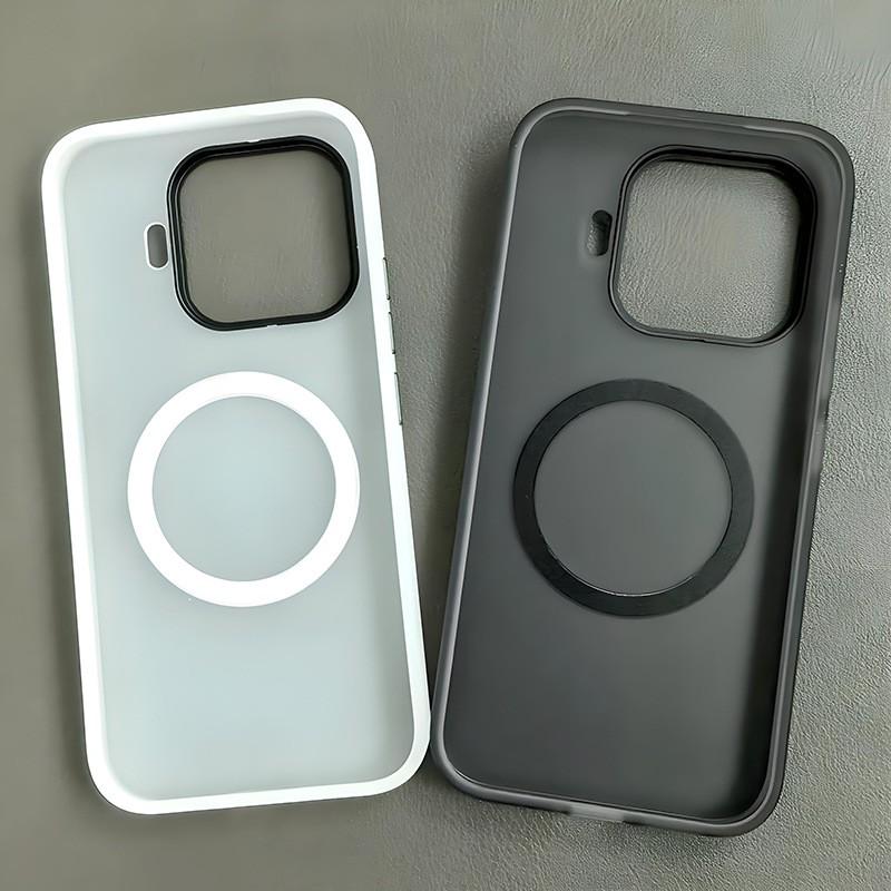 Phone Case 17T Pro Matte Magnetic Protective Cover Slim IMD Double Layer Drop Protection Skin-Friendly